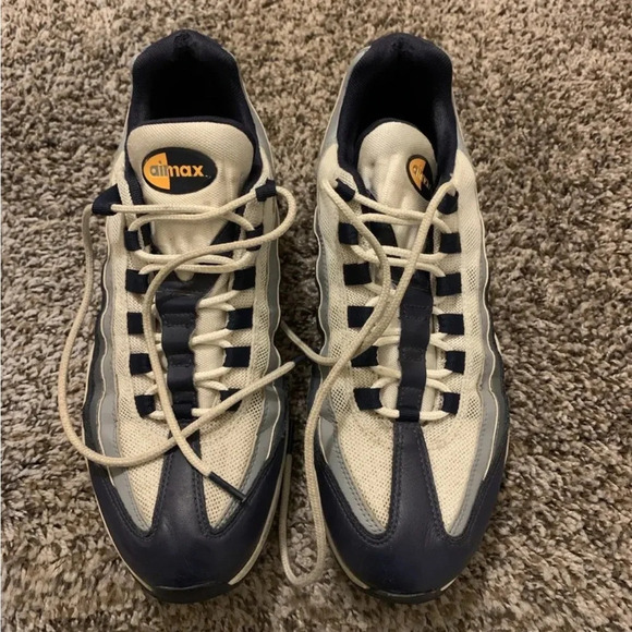 Nike Other - Nike Air Max 95 Navy Orange Size 11.5